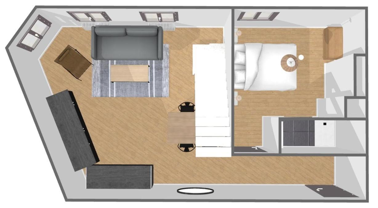 Duplex 2 Bedrooms 2 Bath 里尔 外观 照片